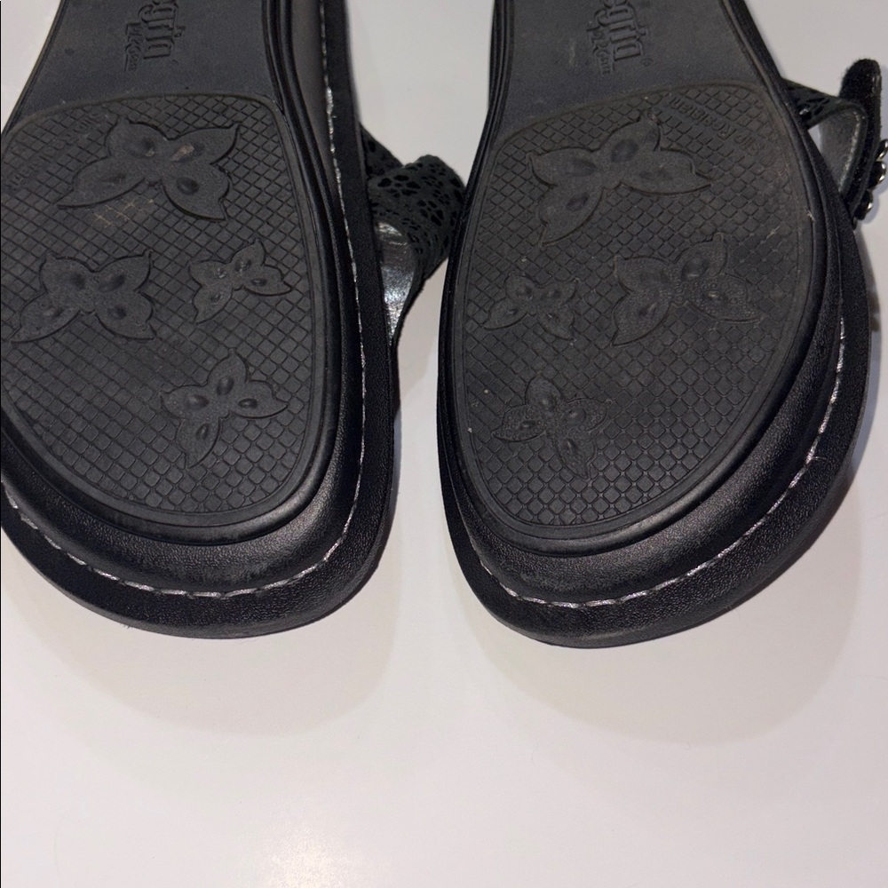 Alegria Black Women's Sandals - Picture 6 of 11